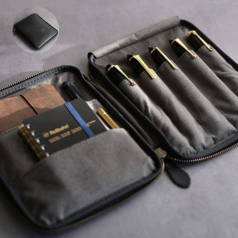 “Every time you open it, your heart flutters” Stationery pouch [Tochigi Leather]