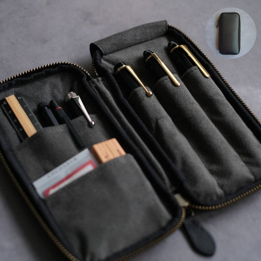 [Pre-order] Zip pencil case for people who are particular about stationery [Tochigi Leather]