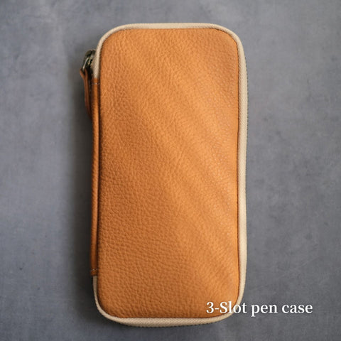 ペブルヌメ】文具にこだわる人のジップペンケース – &Liebe