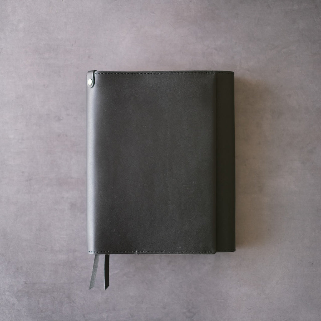 Notebook cover with pen holder, B6 size, Tochigi leather