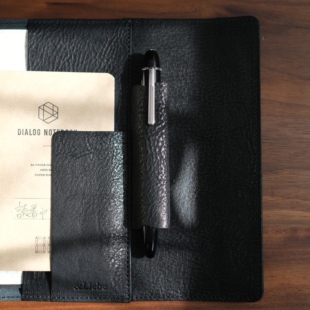 【ペブルヌメ】ペンを持ち歩く　ほぼ日weeks対応カバー　weeks MEGA対応　