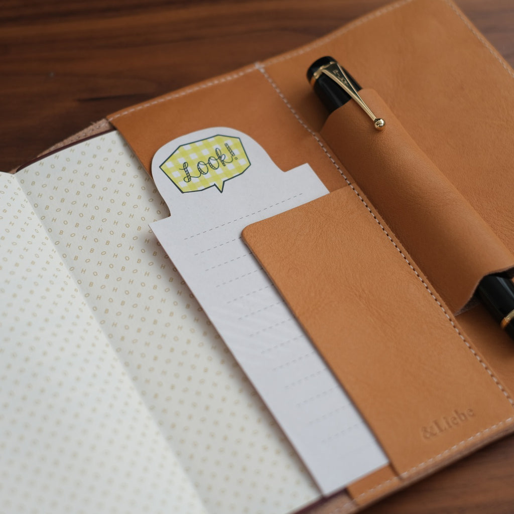 Carry your pen with you Hobonichi Weeks Compatible Cover Weeks MEGA Compatible [Tochigi Leather]