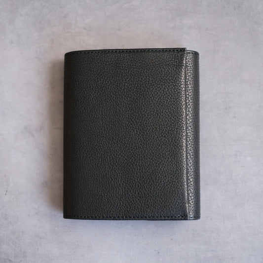 【ペブルヌメ】ペンを持ち歩くシステム手帳　M6サイズ　13mmリング　