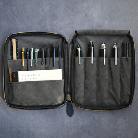 “Every time you open it, your heart flutters” Stationery pouch [Tochigi Leather]