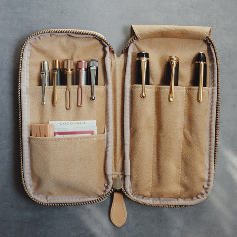 Pebble Nume: Zip Pen Case for Stationery Enthusiasts
