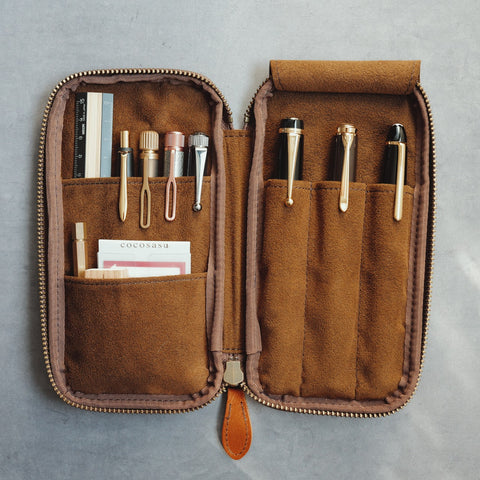 Pebble Nume: Zip Pen Case for Stationery Enthusiasts