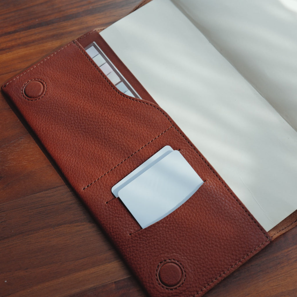 [Pebble Nume] Notebook cover for carrying around a pen A5 size